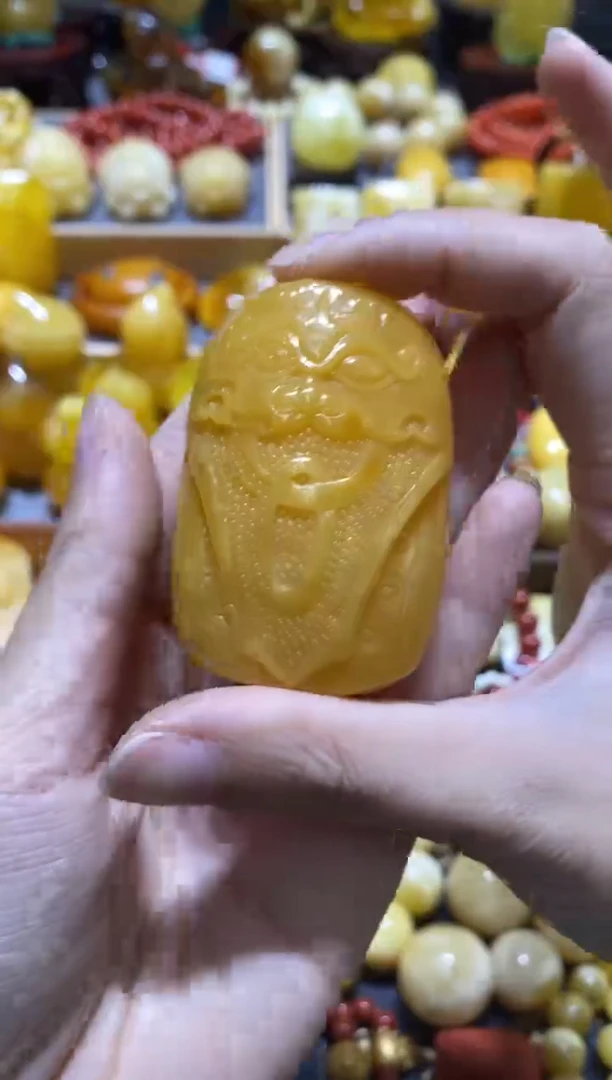 未镶嵌吊坠(不含链)琥珀吊坠