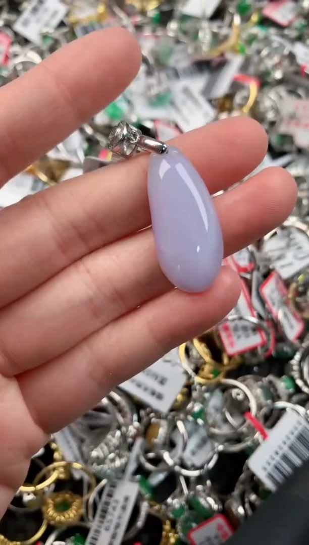 银S925镶嵌戒指翡翠222     3