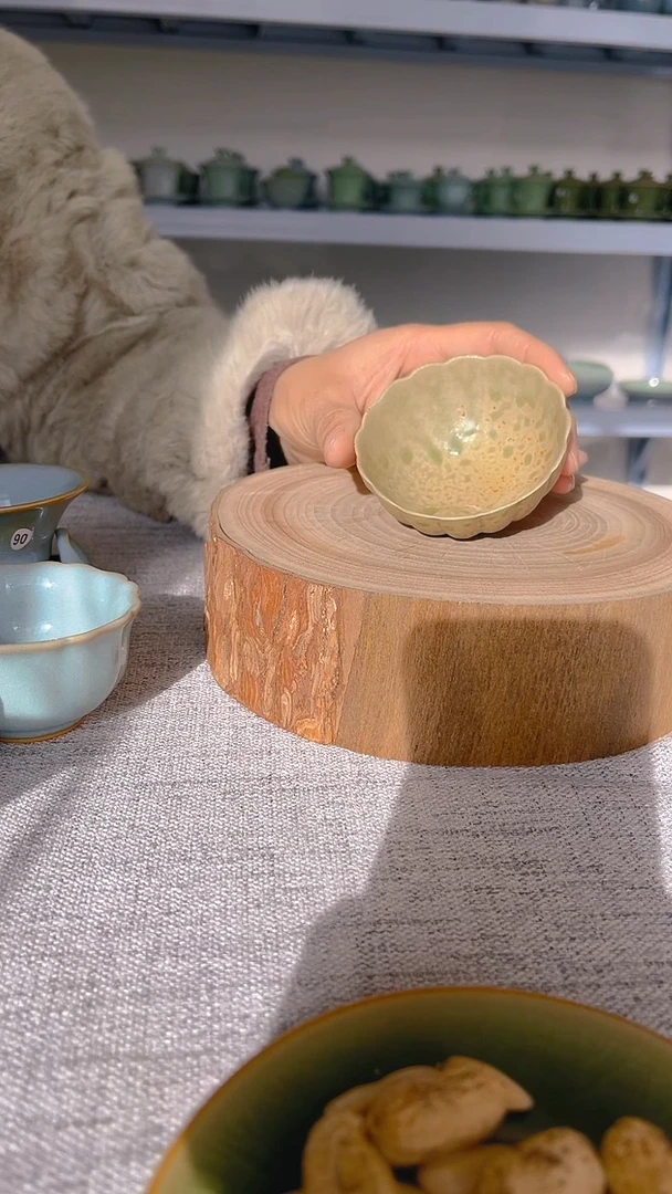 【闪购商品】瓷片原生态原矿草木灰杯子微瑕