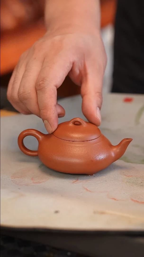 茶壶紫砂全手 宽口