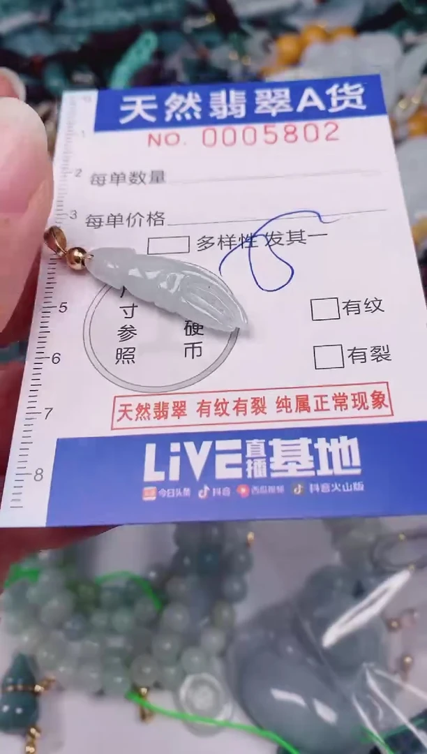 颈饰未镶嵌翡翠00005802