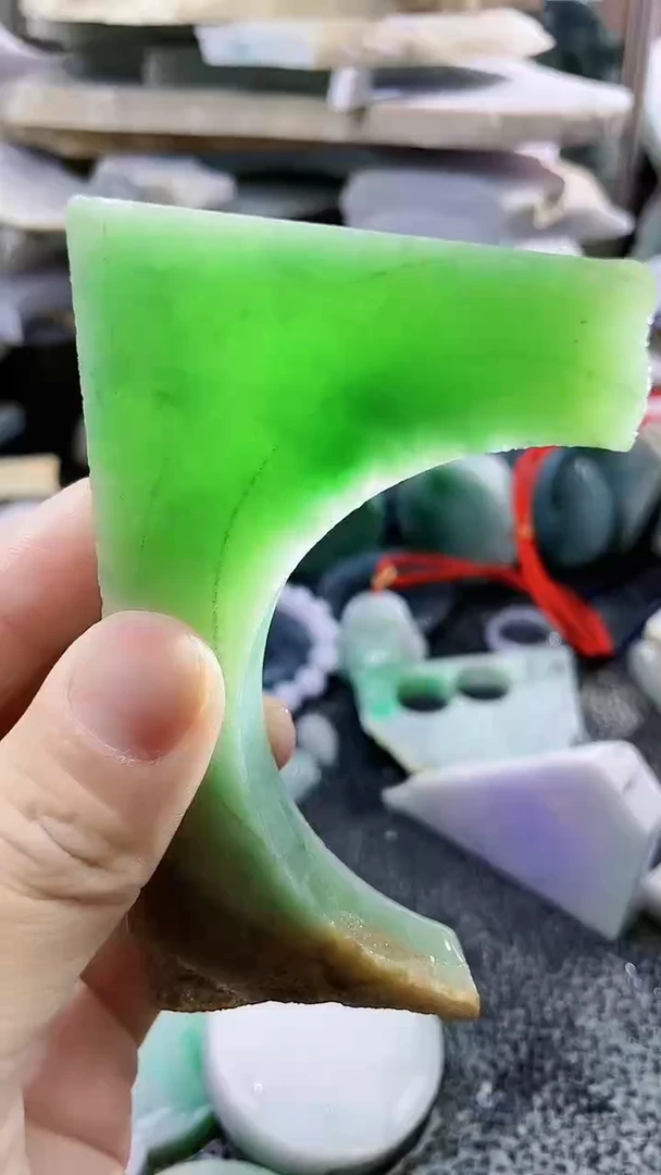 裸石翡翠天然A 货翡翠板料