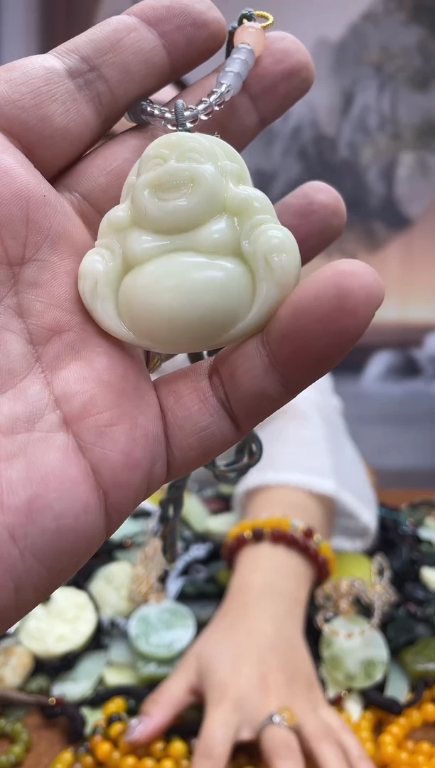 未镶嵌岫玉吊坠·