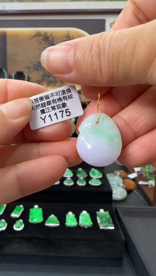 翡翠未镶嵌颈饰Y1175福袋福利价不退