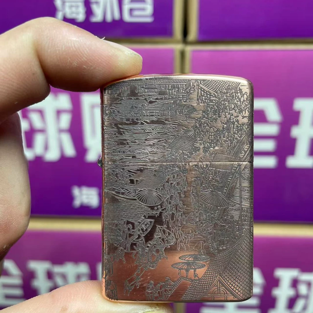 zorro紫铜清明上河图防风煤油机ZT-040B
