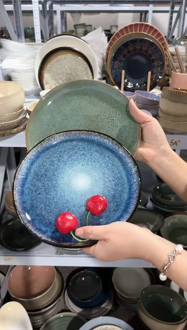 【闪购商品】瓷片外贸尾货瑕疵满20包邮X2 小盘组合