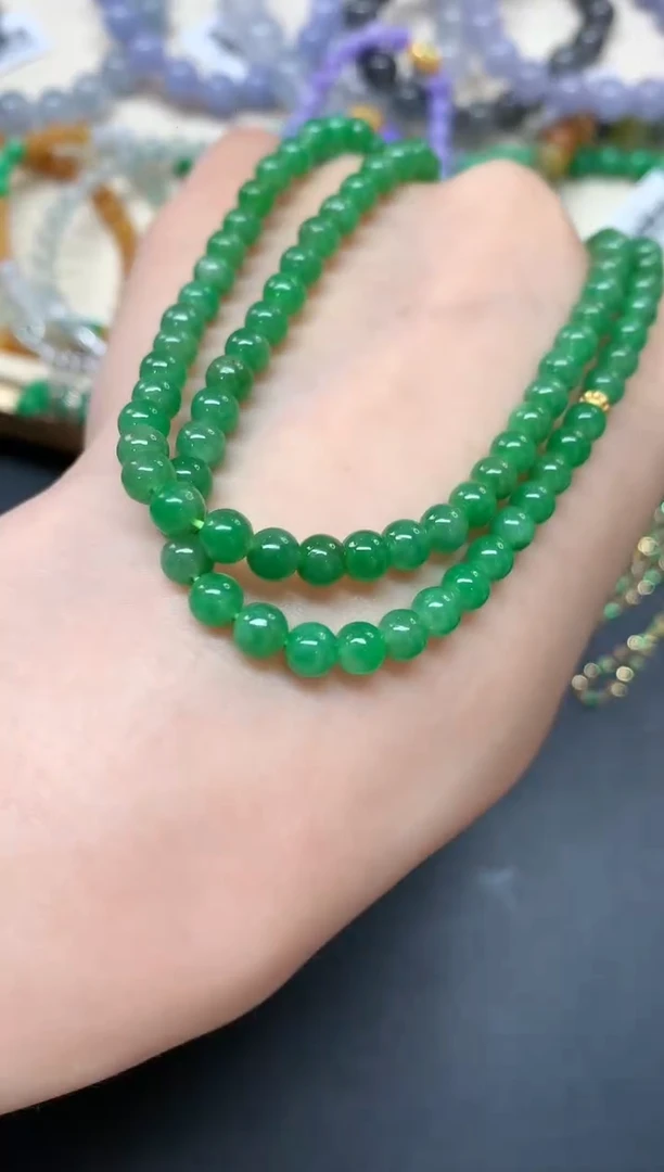 翡翠未镶嵌颈饰A315|16800