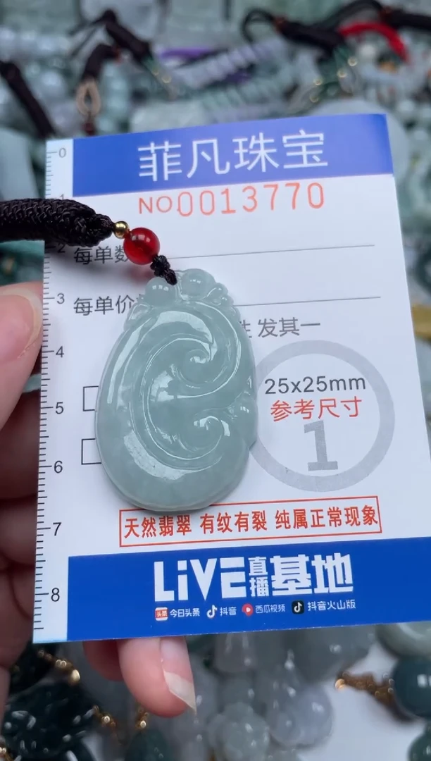颈饰未镶嵌翡翠13770
