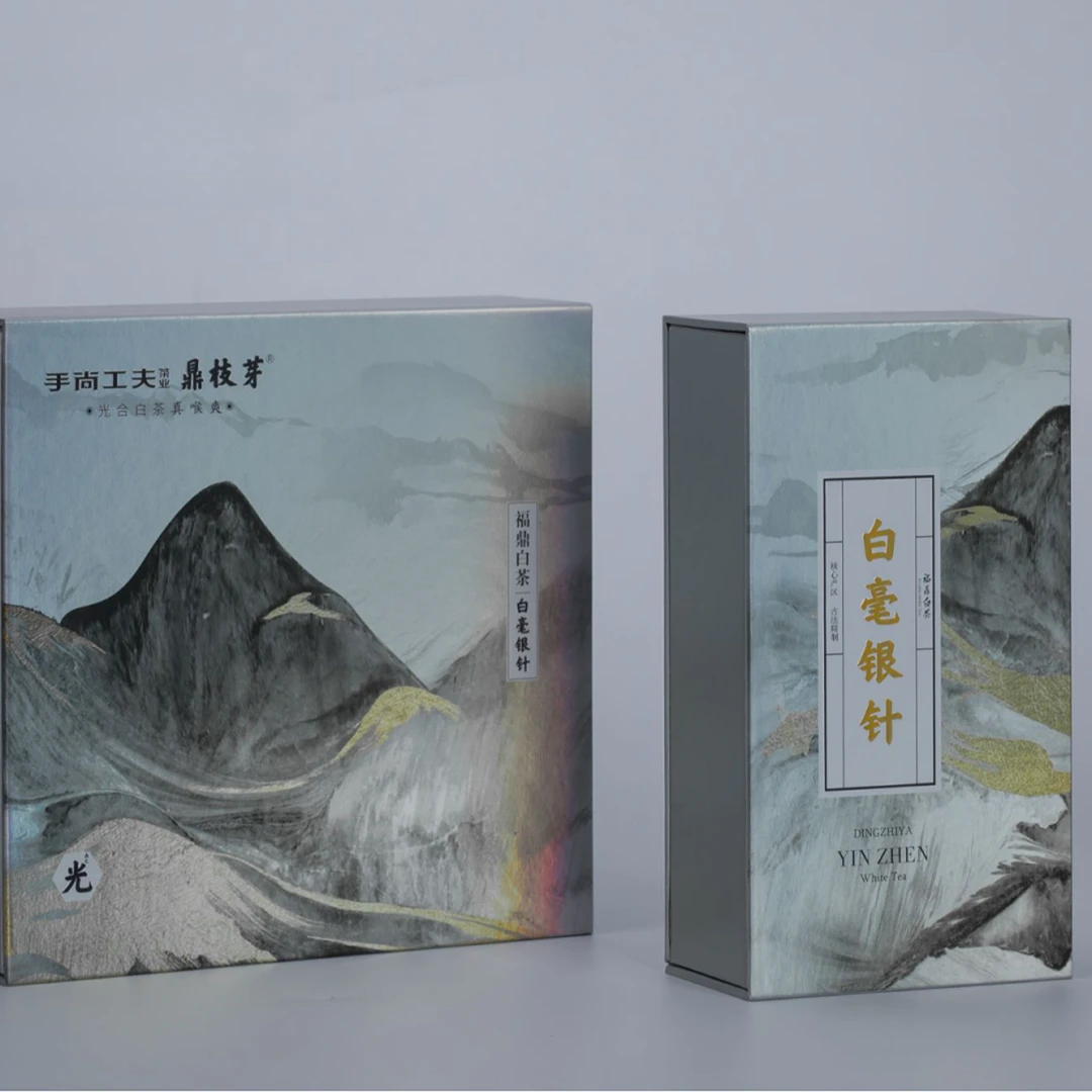 手尚工夫鼎枝芽2018年丨2019年可冷泡白毫银针礼盒装45g9泡