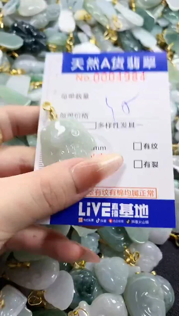 颈饰未镶嵌翡翠天然A货翡翠1