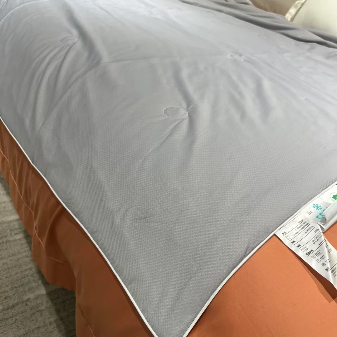 美来凉感蚕丝空调被桑蚕丝抗菌纤维被