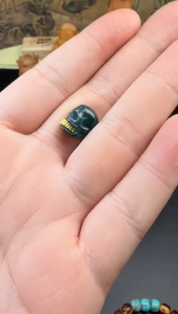 散珠翡翠翡翠大金牙1.2单颗