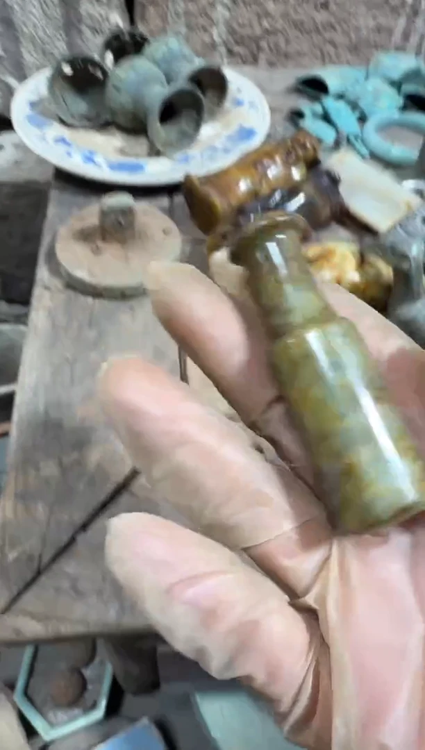 未镶嵌岫岩河磨玉（透闪石质玉）挂件玉器555555