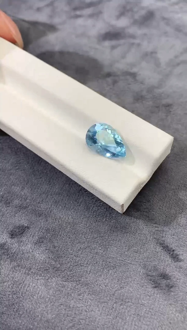 裸石海蓝宝石海蓝宝-5.89ct 圣马利亚色