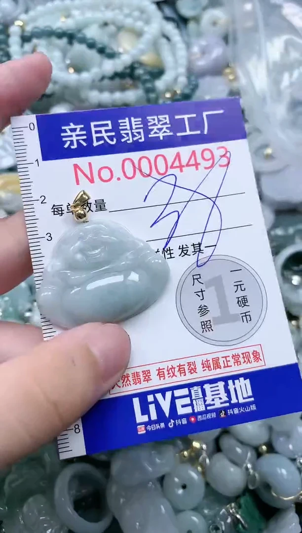 翡翠未镶嵌吊坠(不含链)4493