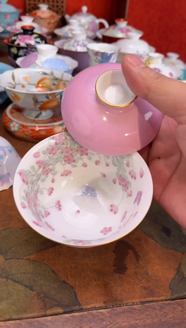 景德镇纯手绘陶瓷茶具