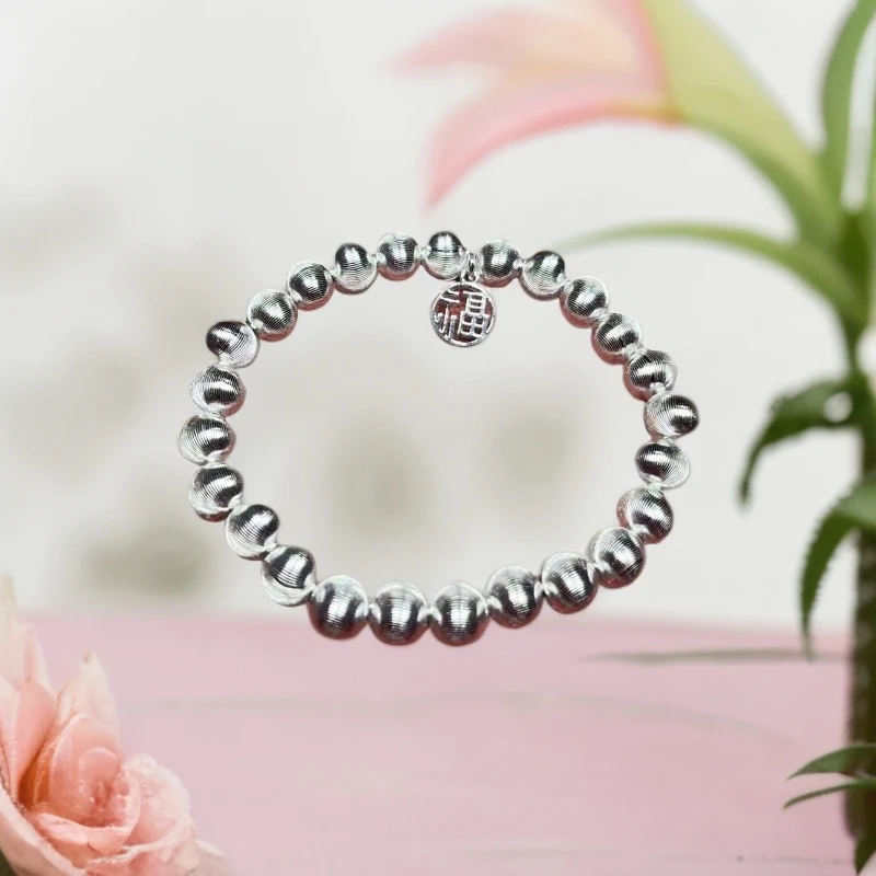 YZ052 猫眼福牌手链 实心简约款 无礼盒