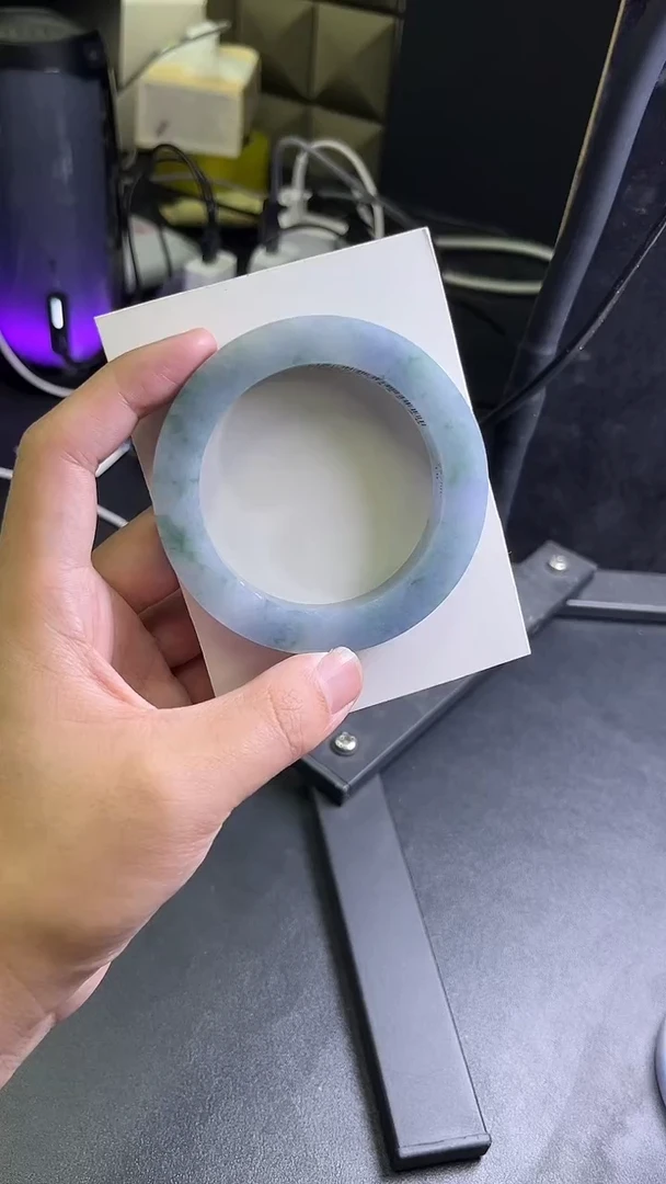 未镶嵌手镯定制翡翠青*定制