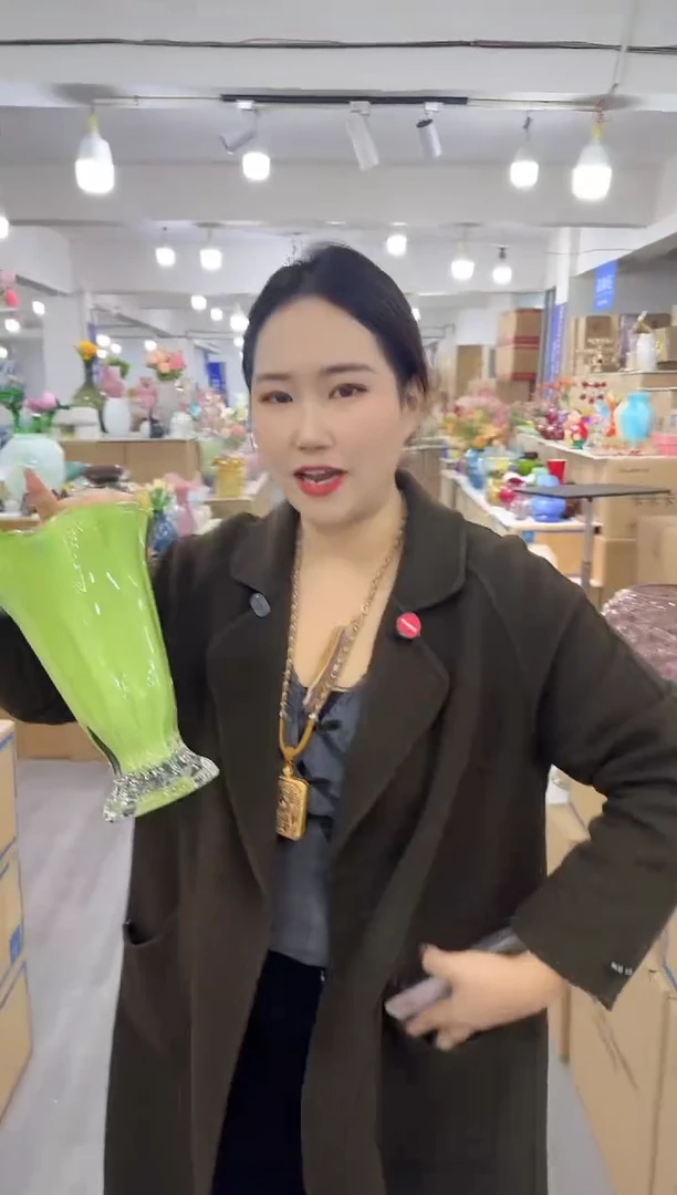 【闪购商品】无铅玻璃玖月花器Q-品19