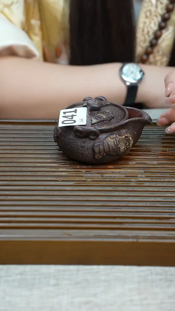 纯手工粗陶茶具每一只不一样