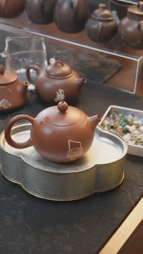 广西钦州坭兴陶西施小柿子