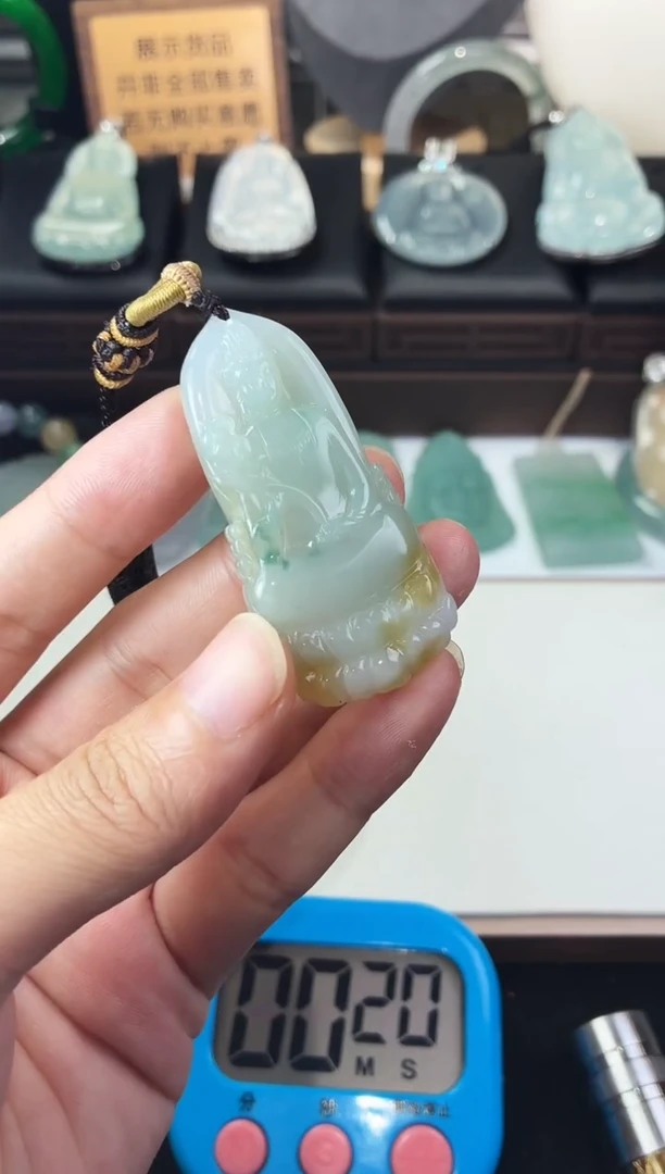 未镶嵌定制翡翠嘉**公3574毛货不退不换