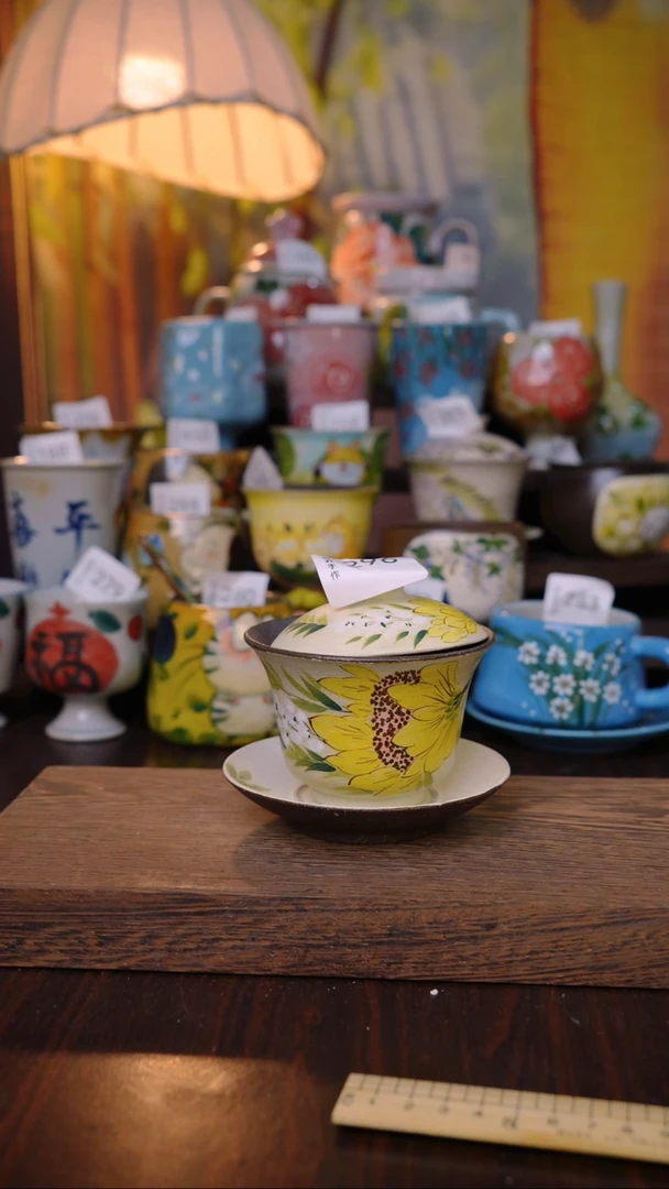 摆件泥垚手作 景德镇手工手绘器物