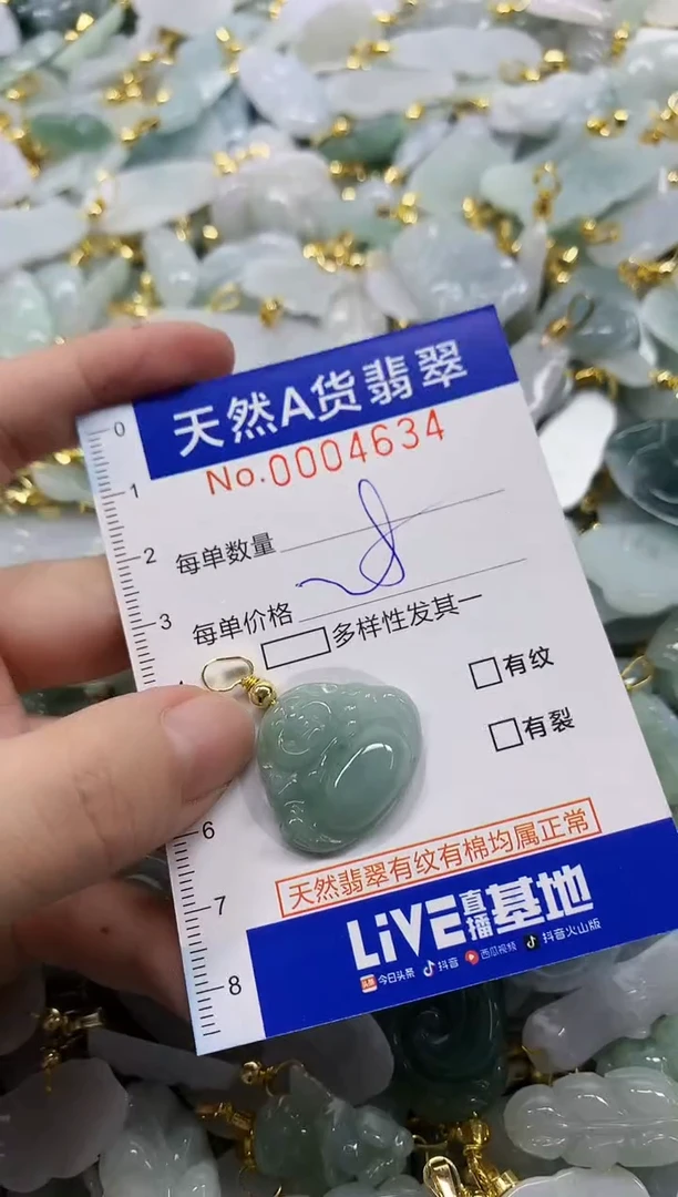 颈饰未镶嵌翡翠天然A货翡翠