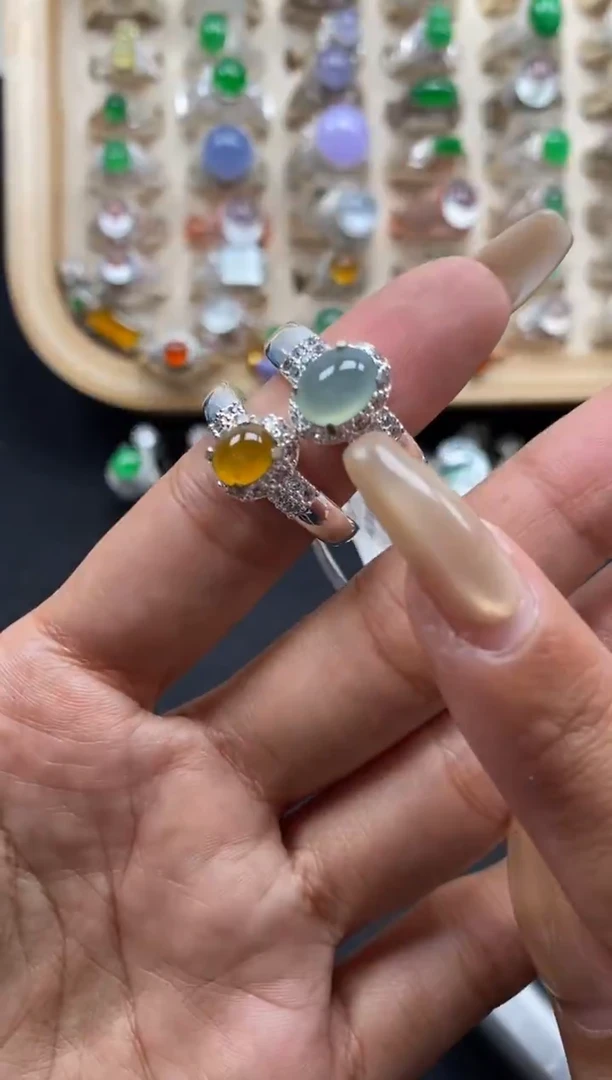 未镶嵌戒指翡翠缅甸天然a货翡翠