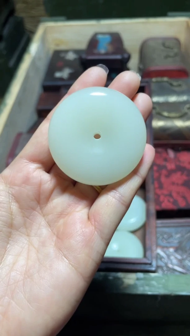 【闪购商品】白平安扣1件