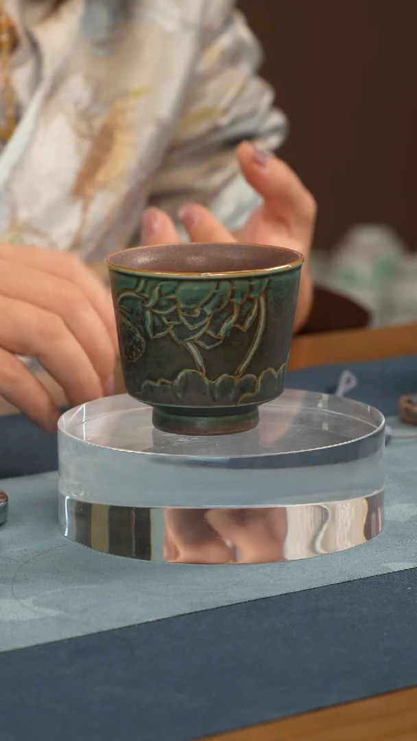 杯子瓷 微雕雕刻