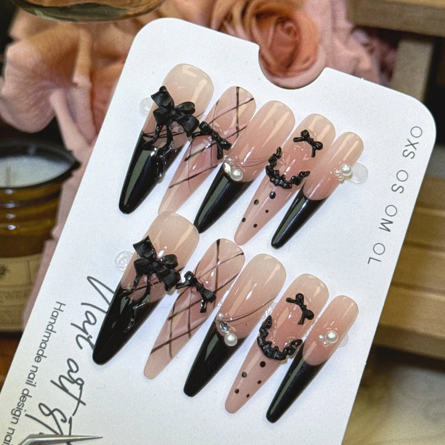 06【叛逆荆棘】小蛮手工穿戴甲可爱甜妹INS风显白美甲穿戴式流行