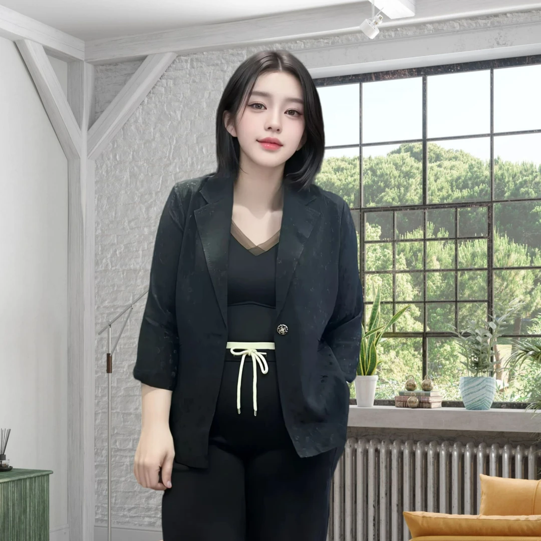 韩衣奇迹女士气质短款显瘦洋气时尚小西装外套简约百搭新款西服