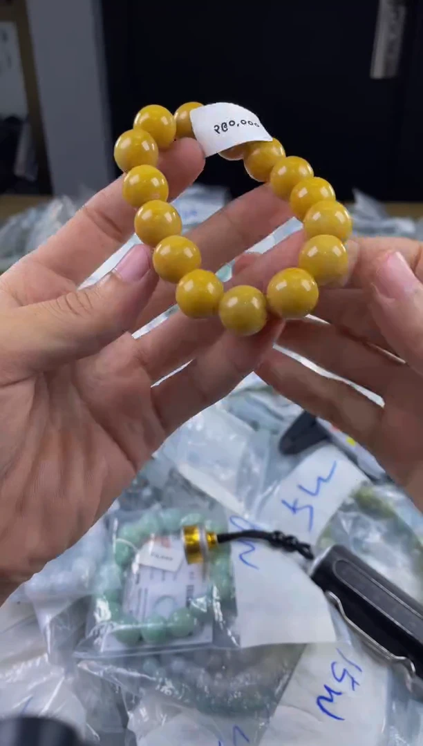 未镶嵌手链翡翠珠串
