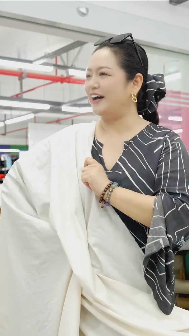 棉香榭无 日本90%棉10%亚麻面料浅原麻色服装布料 幅宽158CM 1.5m