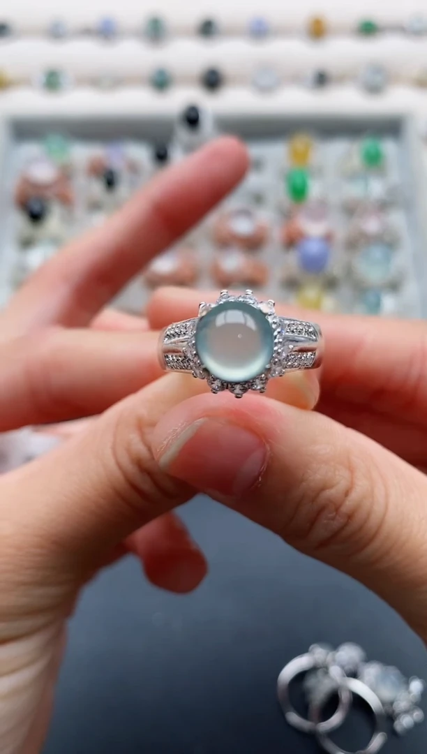 未镶嵌戒指翡翠3333333+4