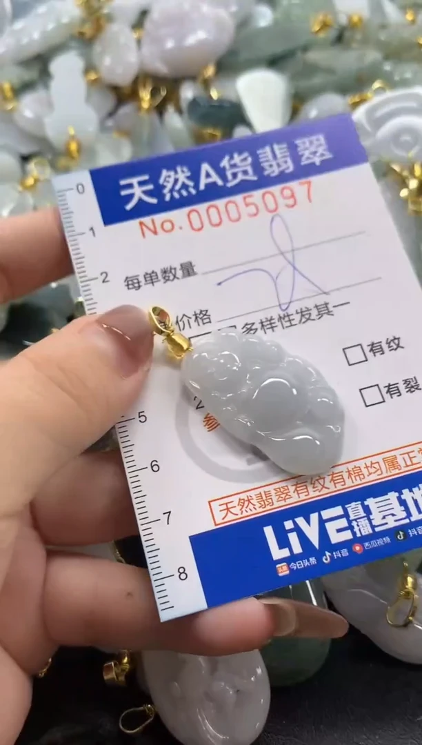 翡翠未镶嵌颈饰天然A货翡翠