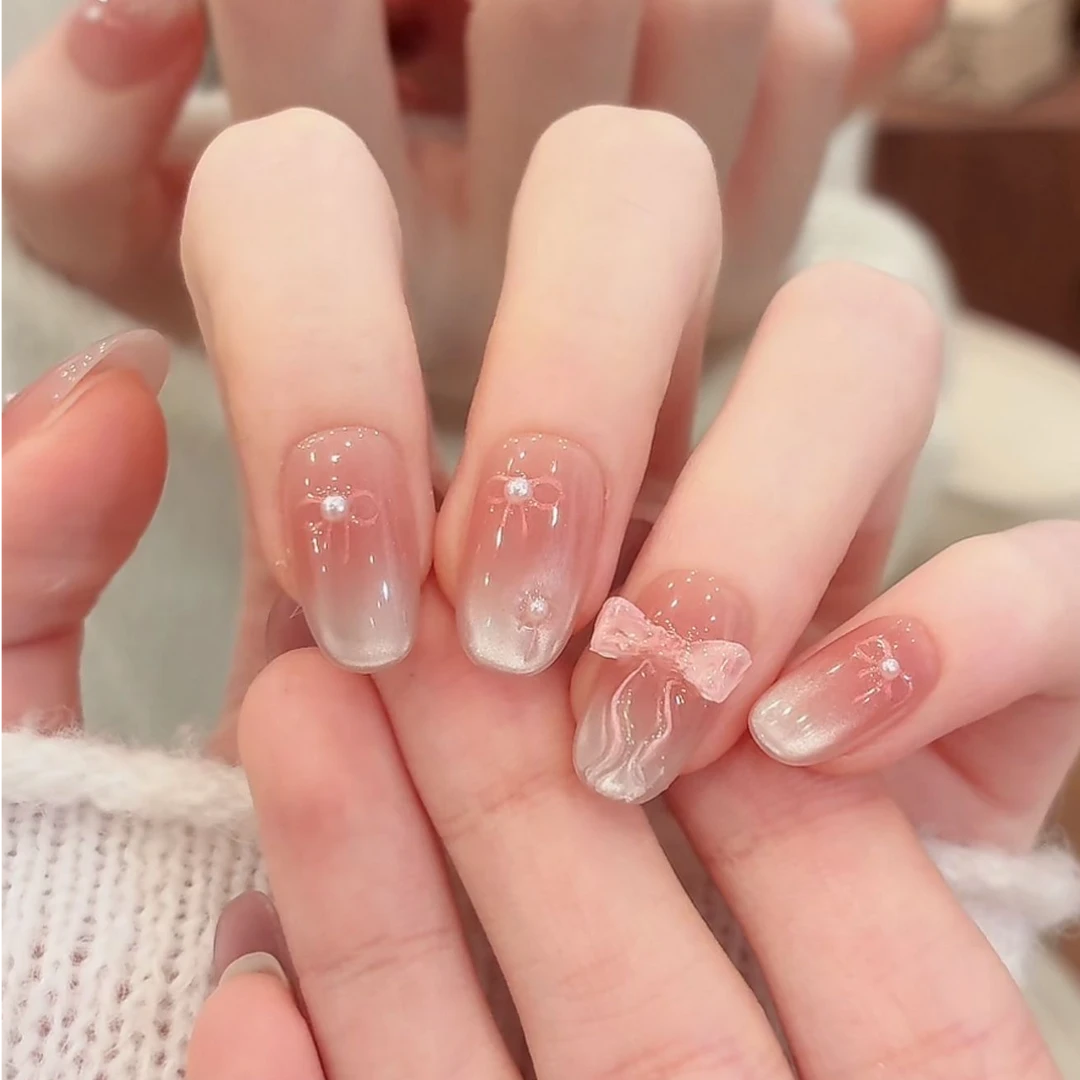 茉哉皮皮【半岛情书】纯手工定制拆卸穿戴甲A5227