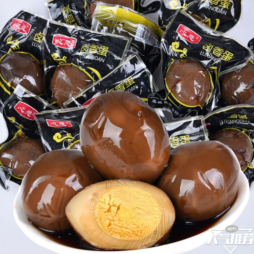 乡巴佬卤蛋五香卤鸡蛋卤香去壳茶叶蛋真空包装童年味道零食开袋