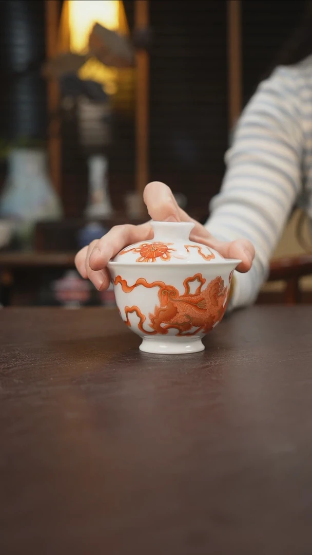 杯景德镇陶瓷杯碗柴烧多人R56