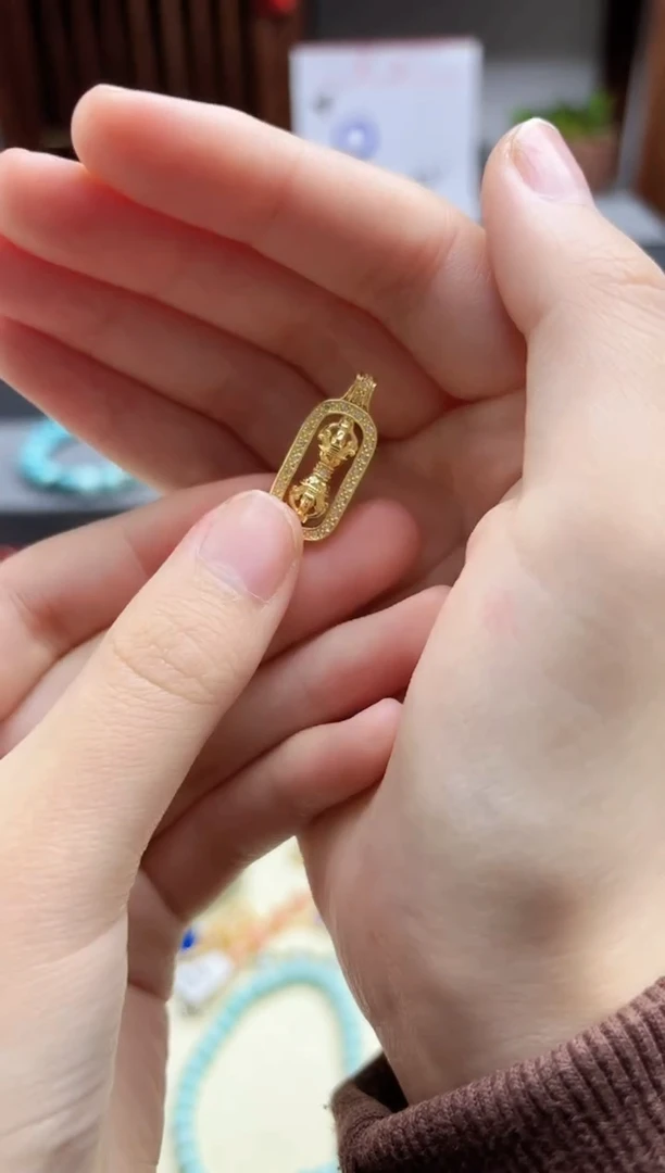 颈饰18K金18K金金刚杵配饰MY