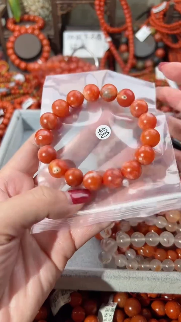 【闪购商品】南红玛瑙手串未镶嵌12