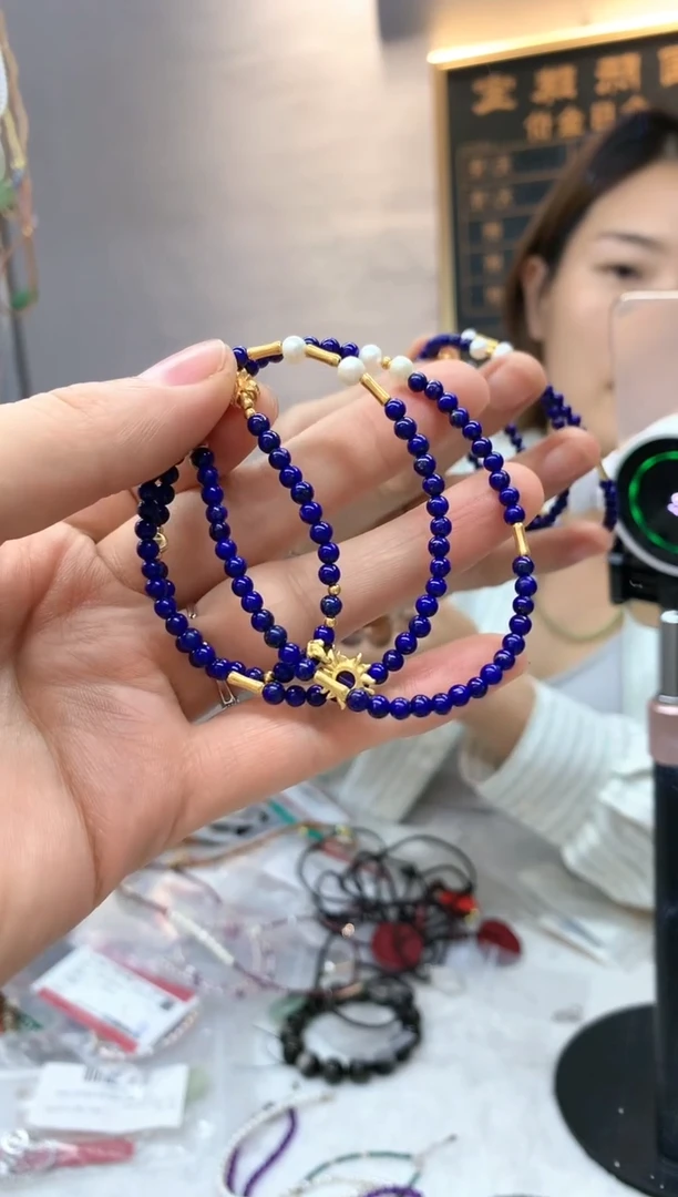 未镶嵌青金石颈饰一**七项链3
