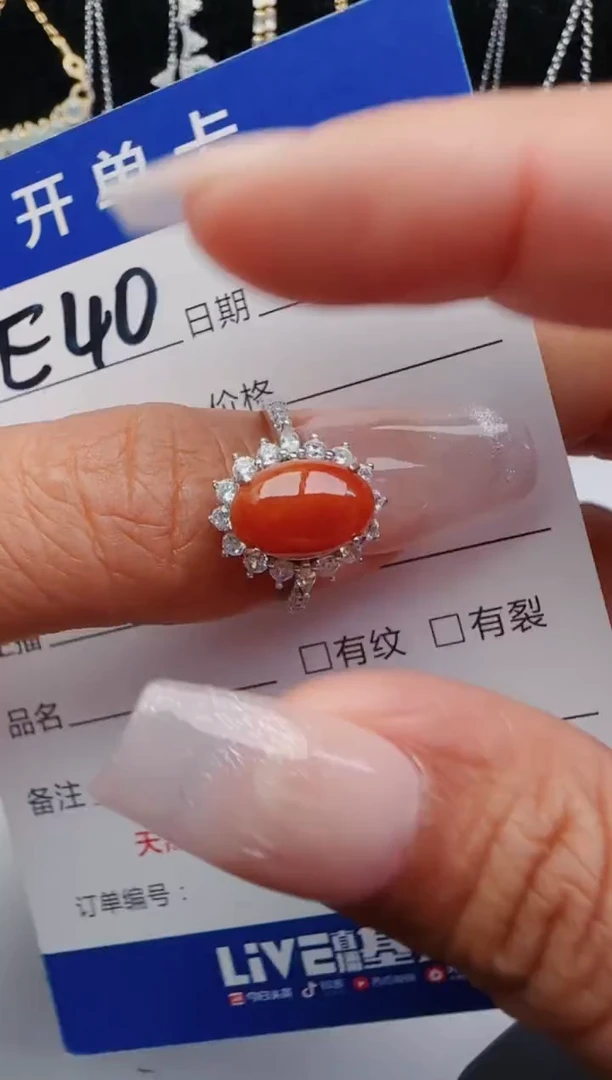 翡翠戒指银S925镶嵌11111111