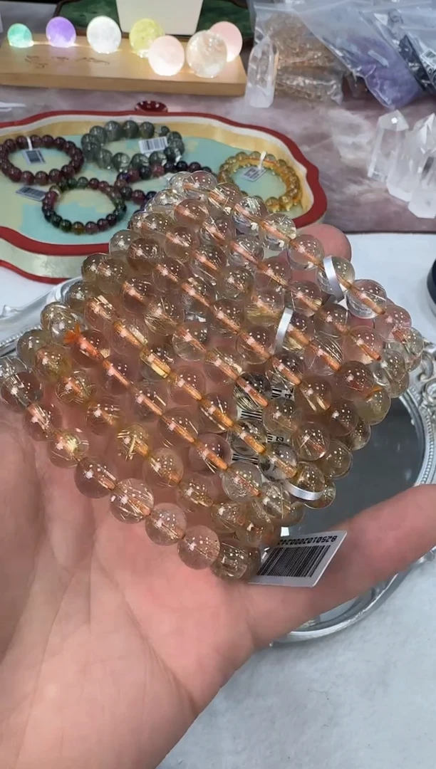 【闪购商品】水晶手链未镶嵌GCK994 约9mm多样性发一件
