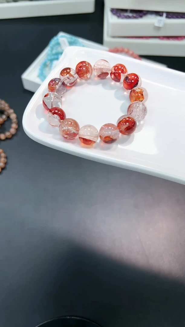 【闪购商品】水晶手串未镶嵌36i多样性发其一/1条14mm默认微瑕