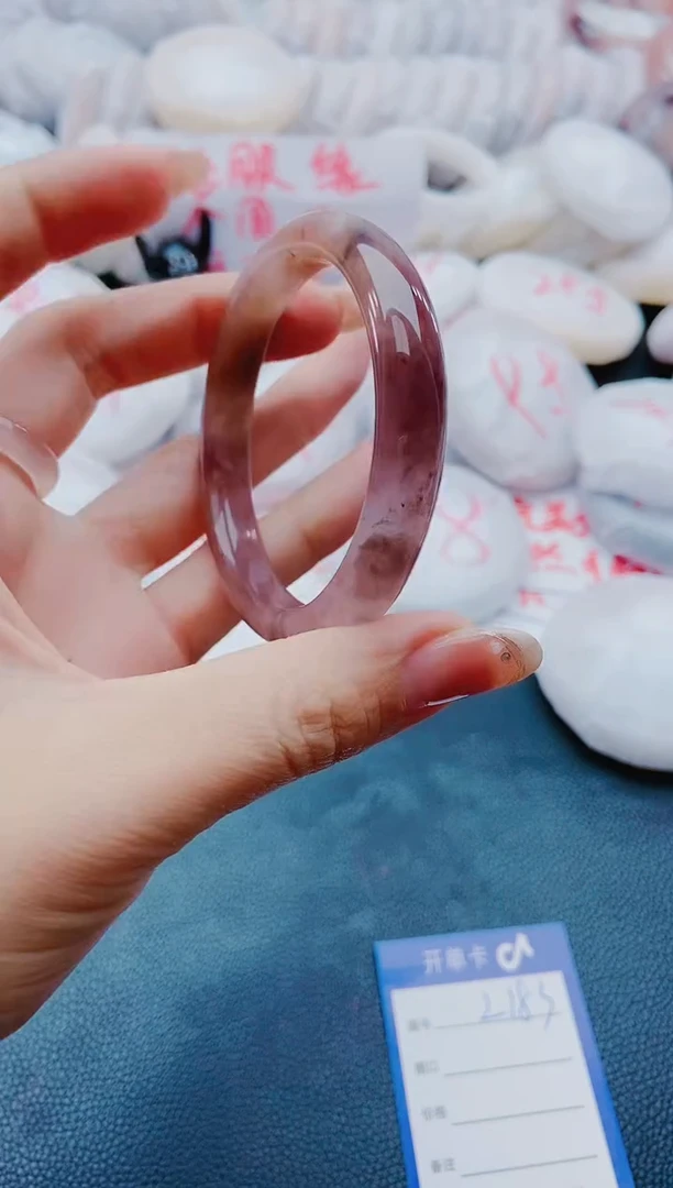 未镶嵌手镯石英质玉L183-54-55