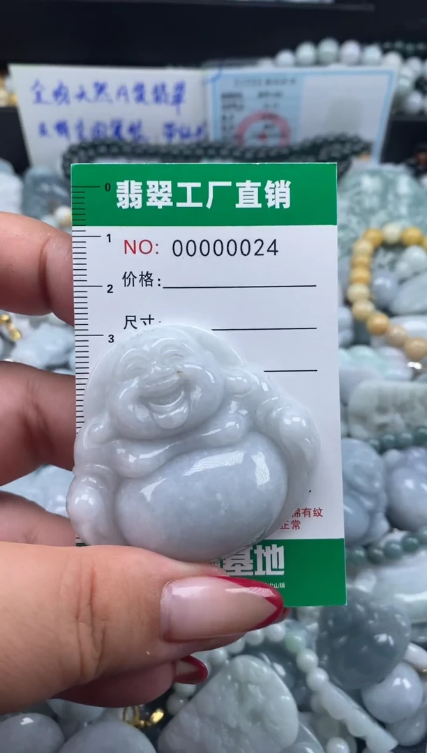 翡翠未镶嵌颈饰天然A货翡翠0024