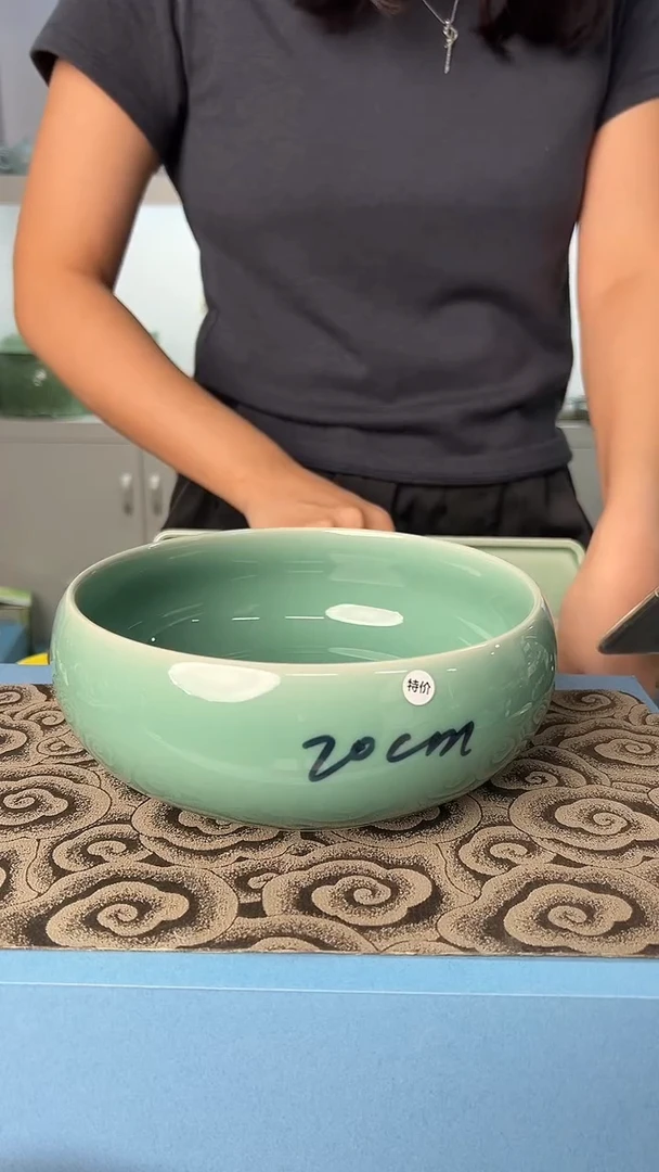 龙泉云间青瓷小米茶器