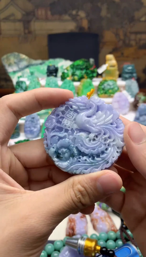 颈饰未镶嵌翡翠天然A货翡翠